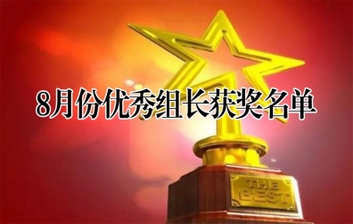 Excellent Team leader of Excellent Co-learning in August